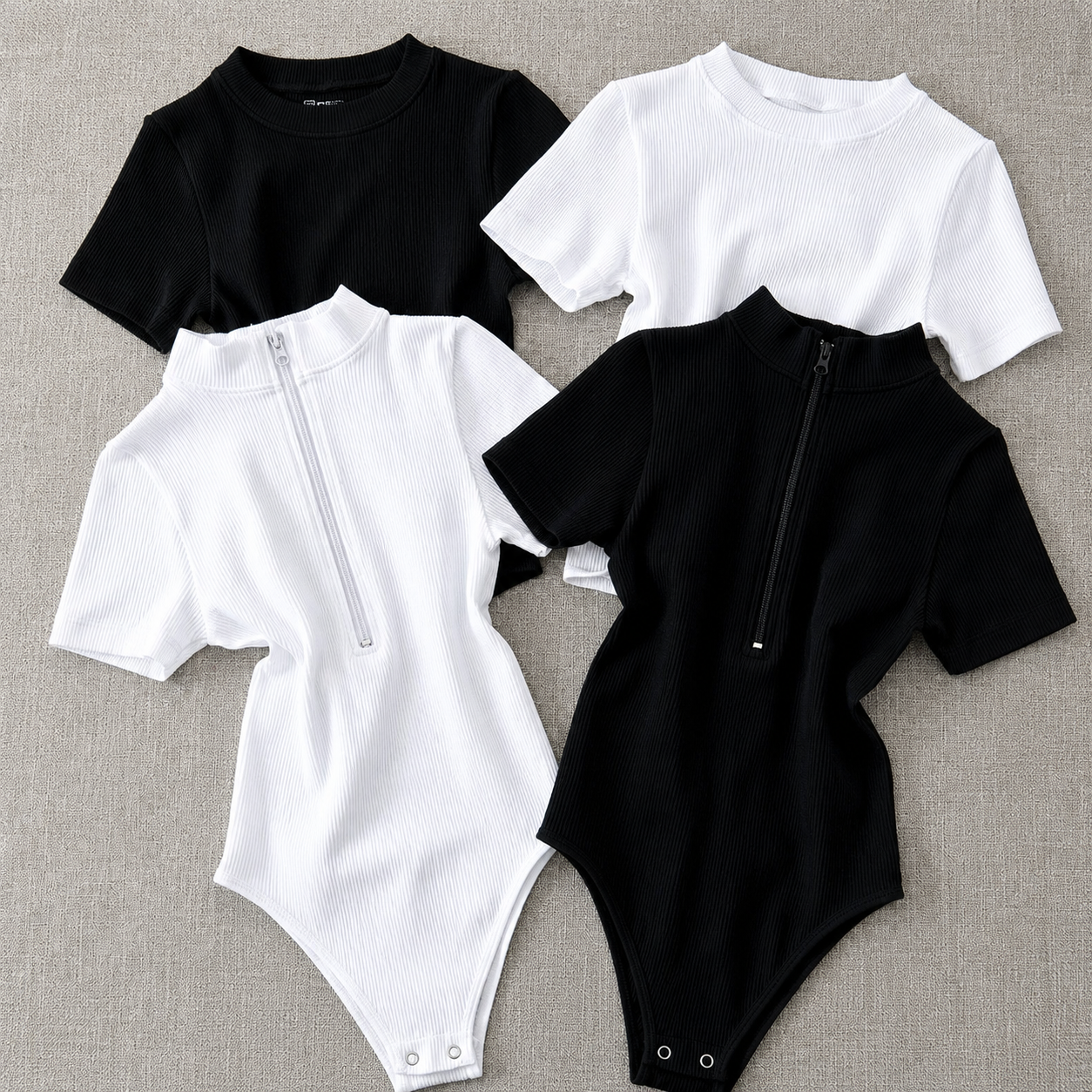 Pulse exclusive zip-up bodysuit